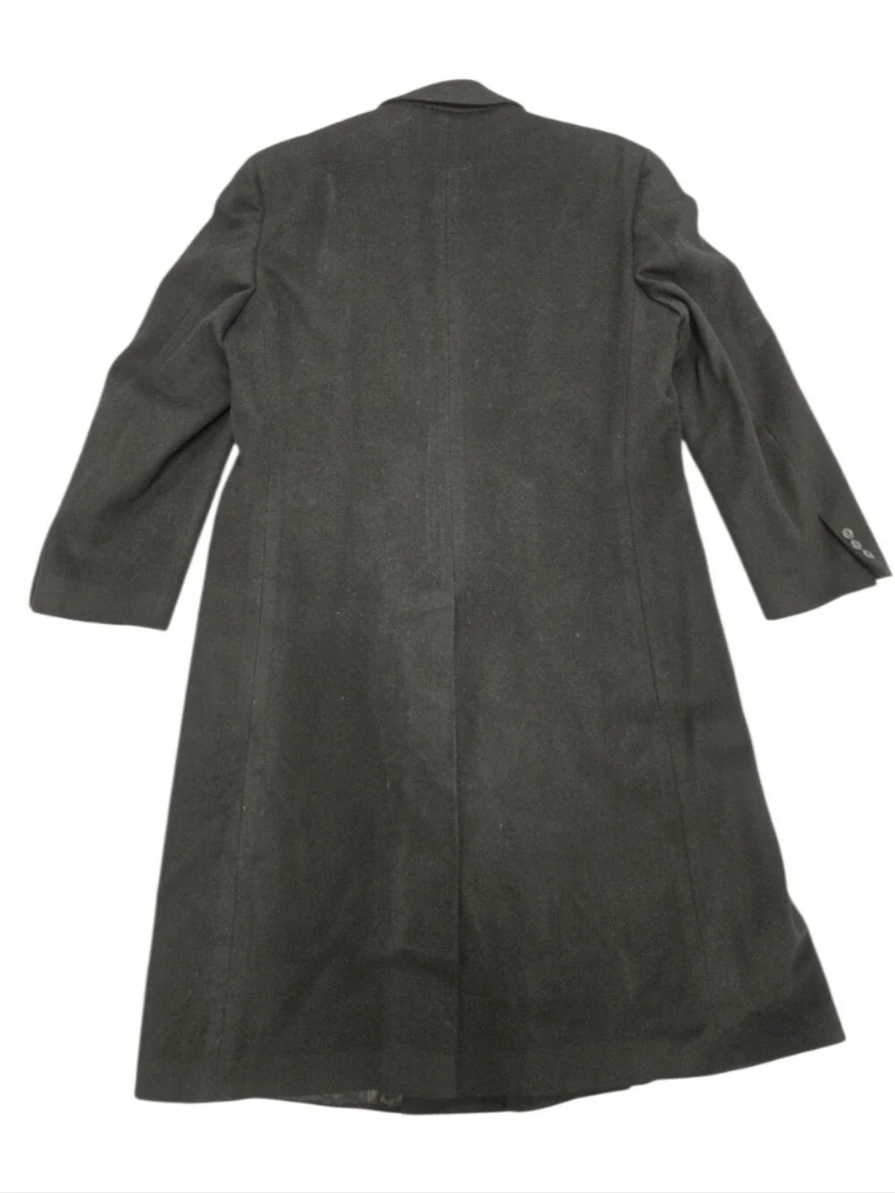 BURBERRY MENS LONG 100% Lambswool TRENCH COAT sz 40 AMAZING!